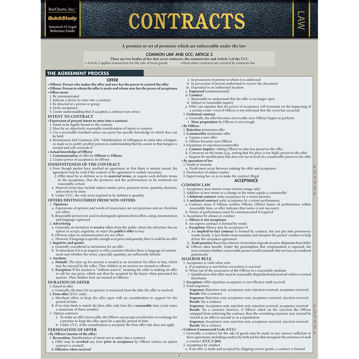 9781423233077 Contracts Guide in English