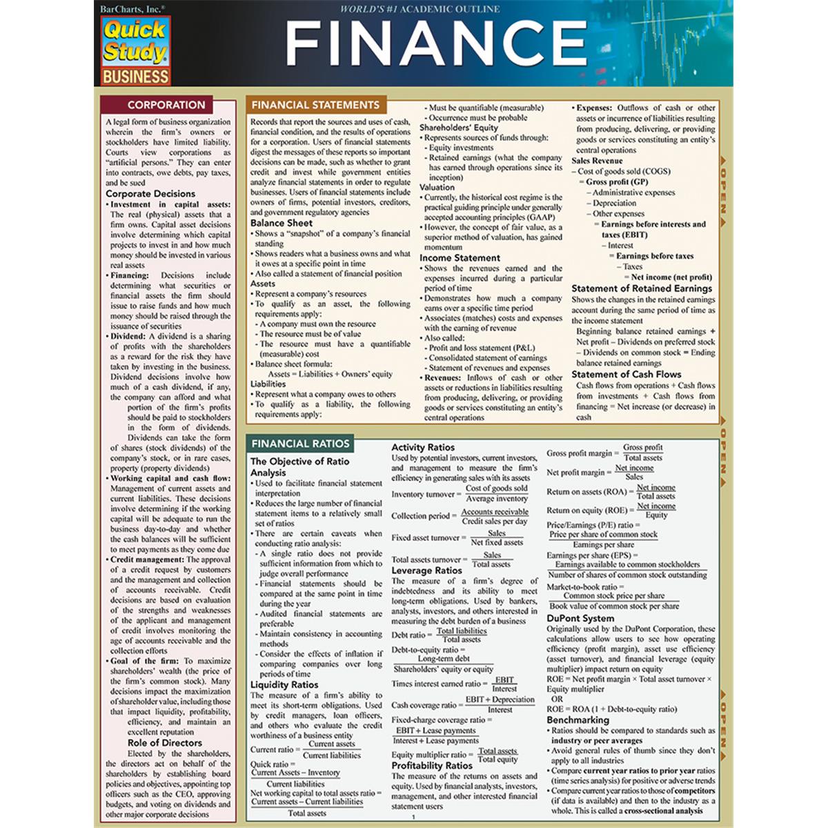 9781423233138 Finance - Guide in English