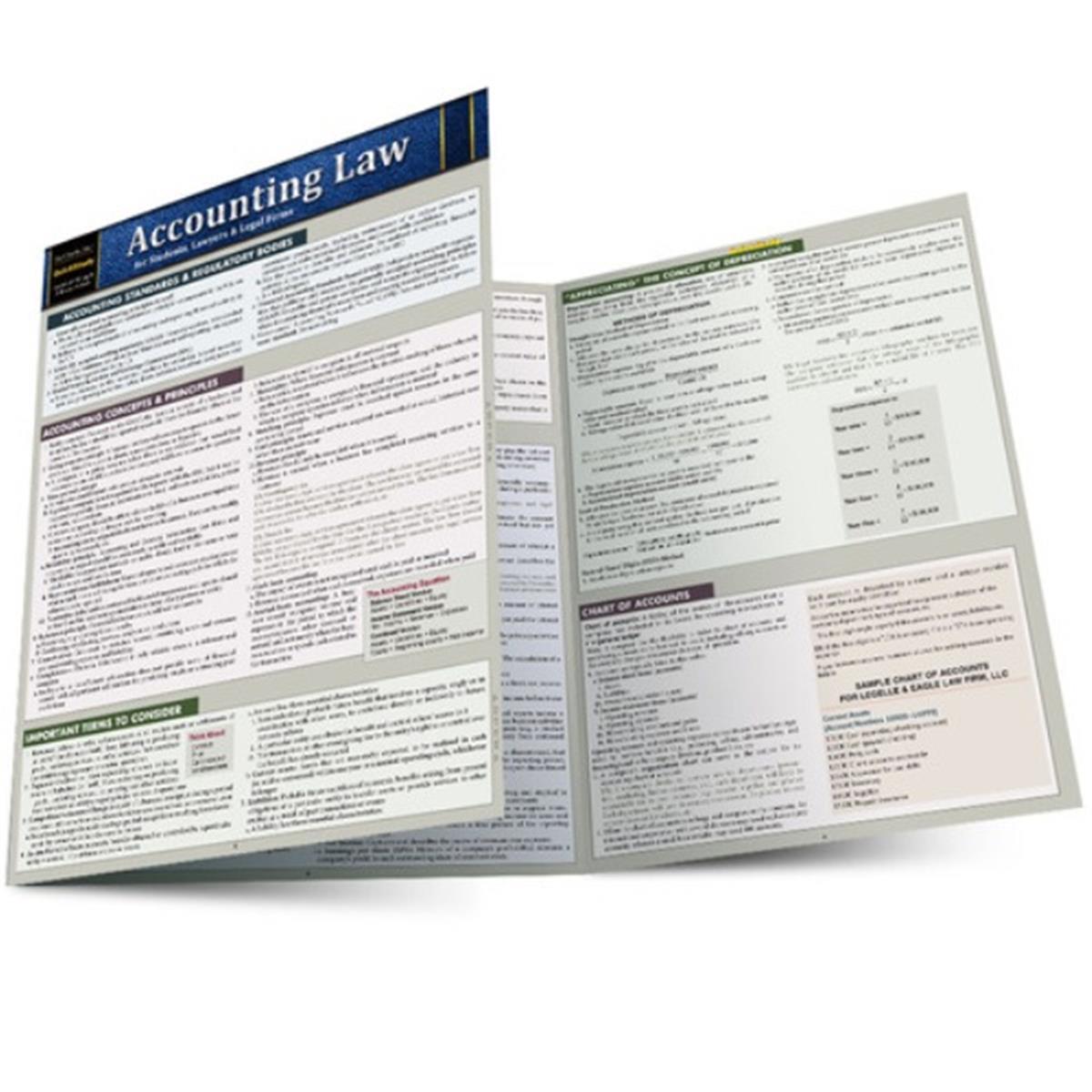 Picture of BarCharts 9781423239758 Accounting Law Guide