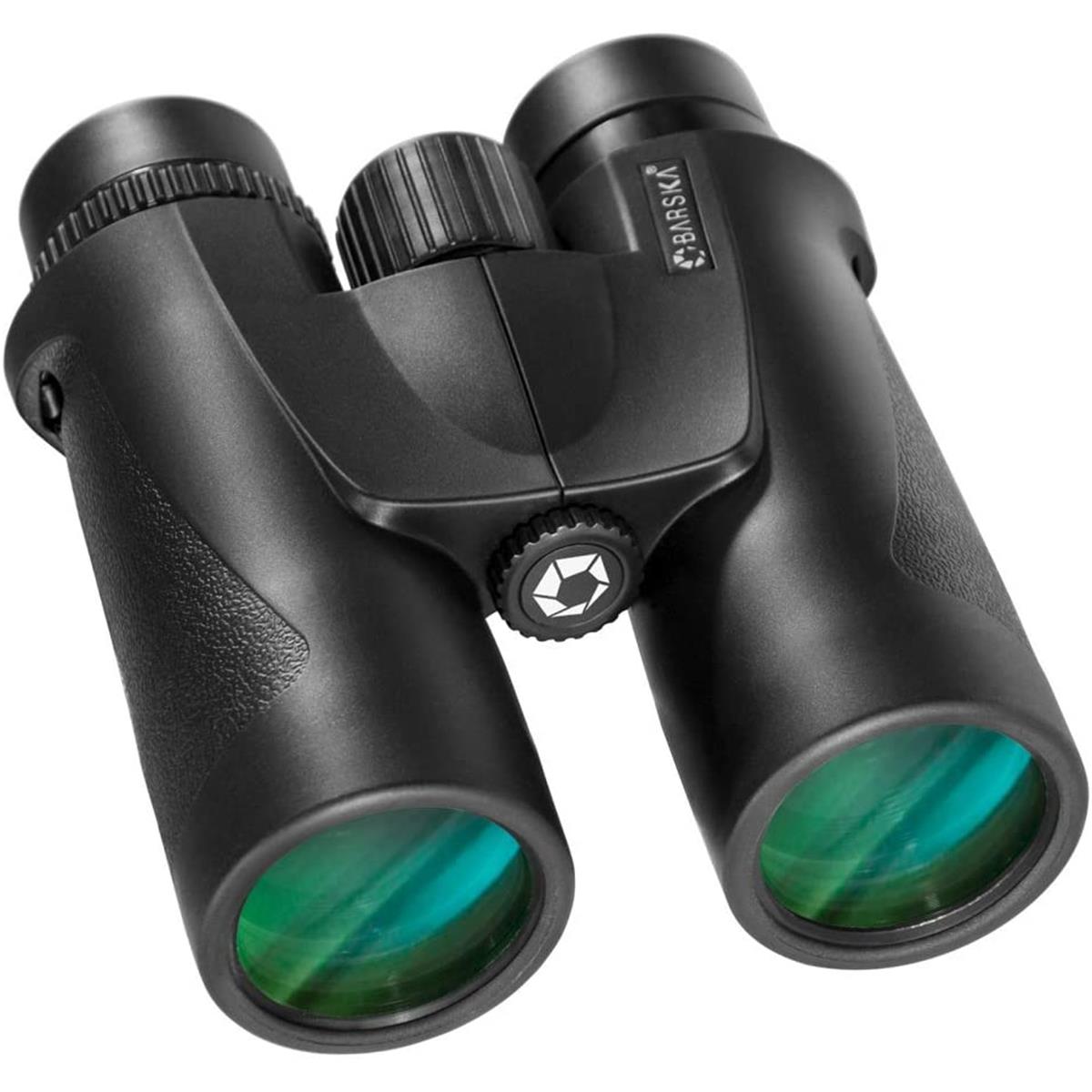 Picture of Barska AB12157 10 x 42 mm Colorado Waterproof Binoculars with Clamshell Pack - Black