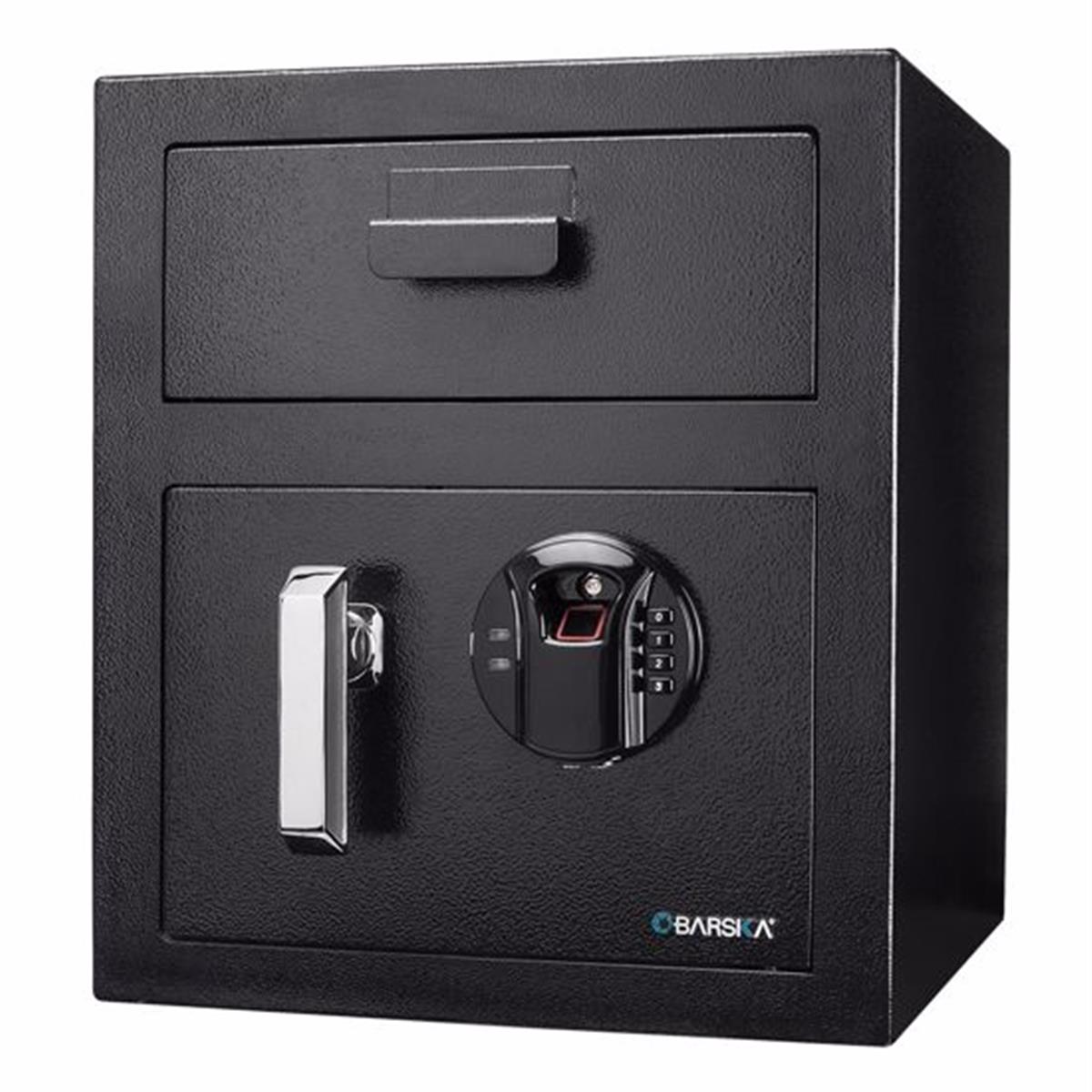 Picture of Barska AX13108 0.72 cu ft. Biometric Keypad Depository Safe - Black