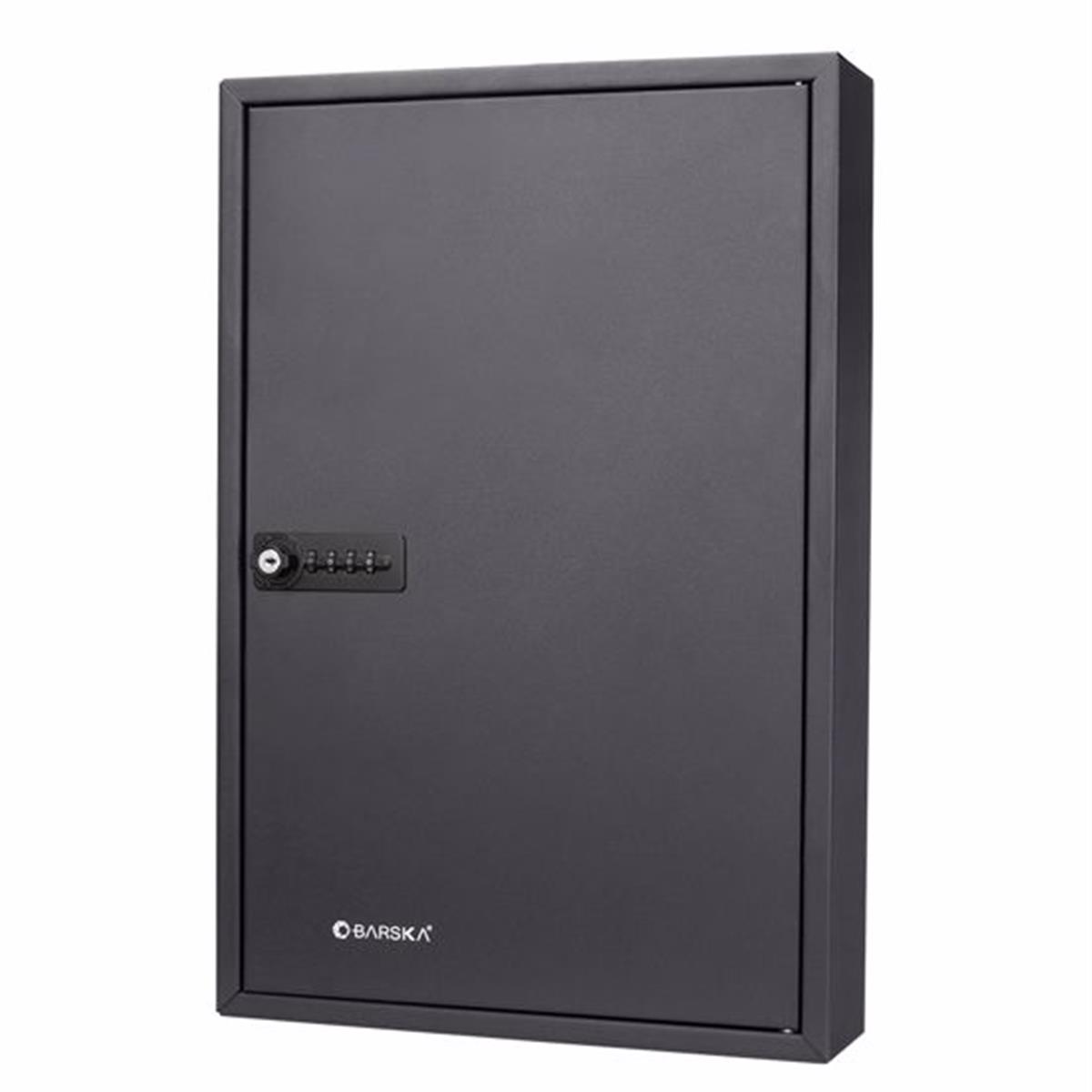 Picture of Barska CB13264 64 Position Key Combination Adjustable Cabinet with Combo Lock - Black