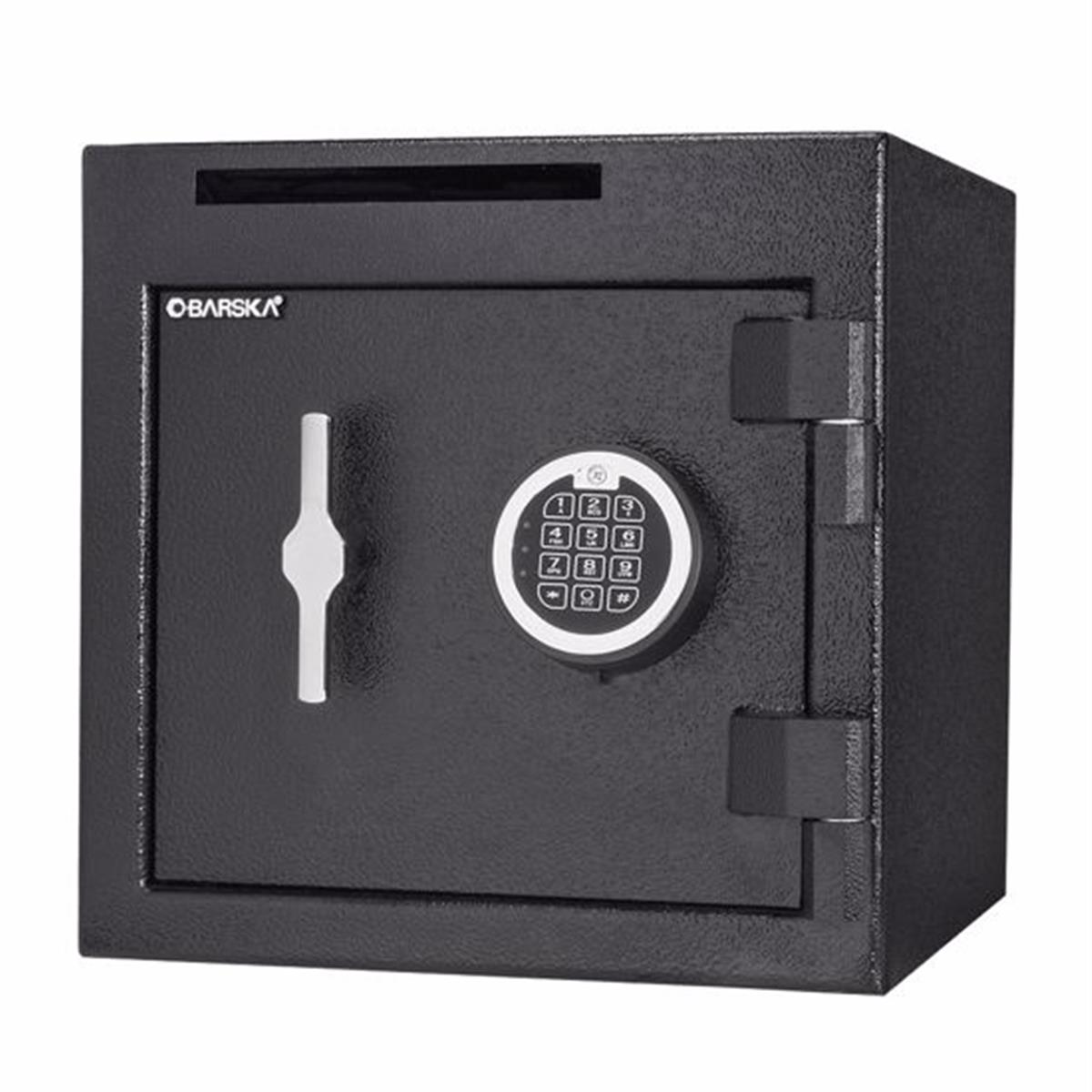 Picture of Barska AX13314 1.12 cu ft. Slot Steel Keypad Depository Safe - Black