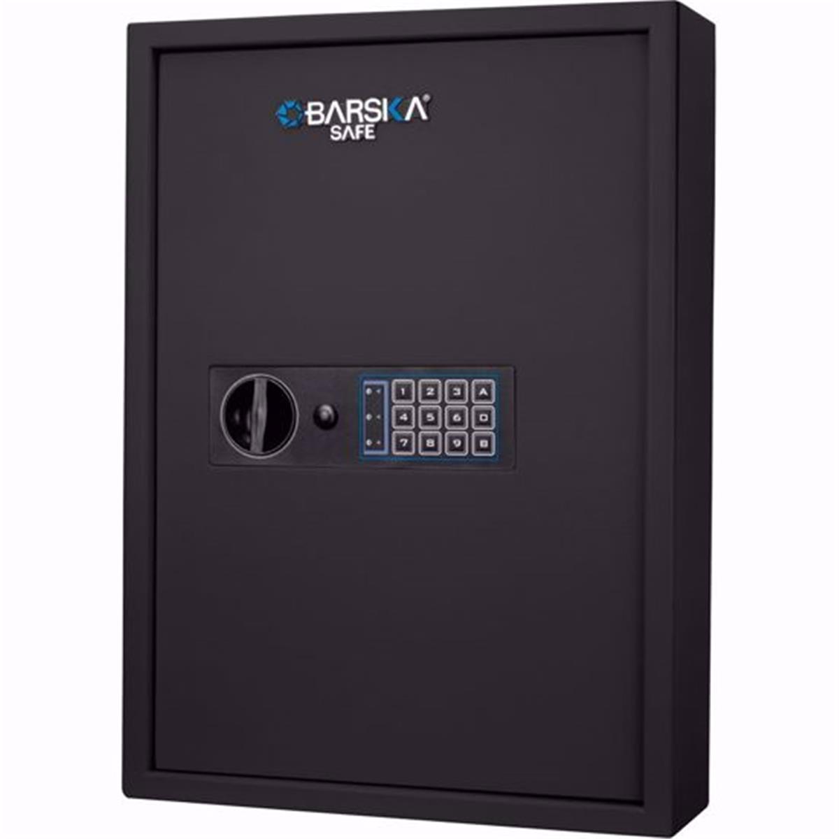 Picture of Barska AX13370 100 Key Cabinet Digital Wall Safe - Black