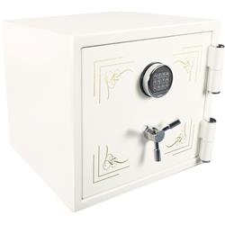 Keypad Fireproof Jewelry Safe - White - 1.91 cu. ft. - Secure Storage Solution