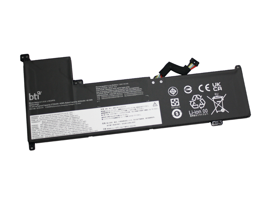 L19C3PF6- 3 Cell 11.25V 42Wh 3735mAh Li-Ion Notebook Battery for Lenovo