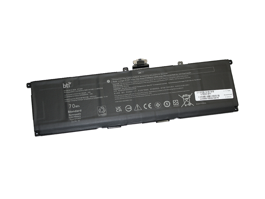 BTI 3-CELL 11.55V LI-ION NOTEBOOK BATTERY FOR DELL LATITUDE 9450 2-IN-