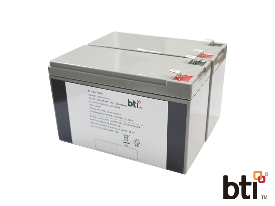 BTI 12V 2-CELL LEAD ACID UPS BATTERY FOR CYBERPOWER RB1270X2C