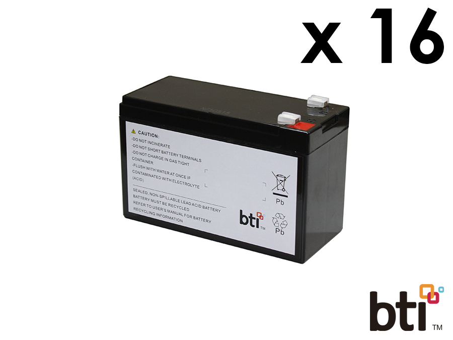 SP12-9-T2-16PK- 12V 16-Cell Lead Acid UPS Battery