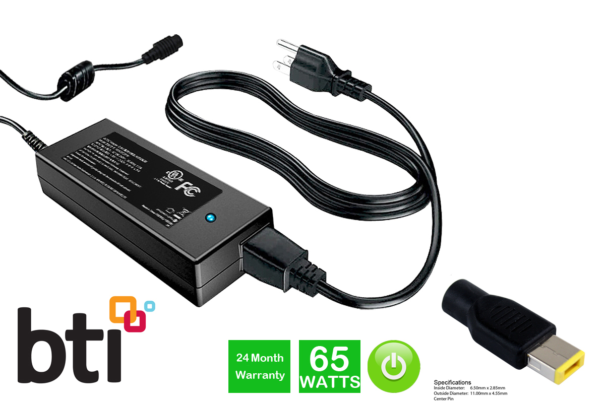 AC-2065134 20V, 65W AC Adapter for Lenovo