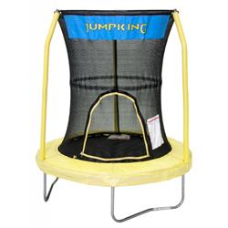 Picture of Jumpking BZJP55Y 55 in. Trampoline with 3 Poles Enclosure System  Yellow