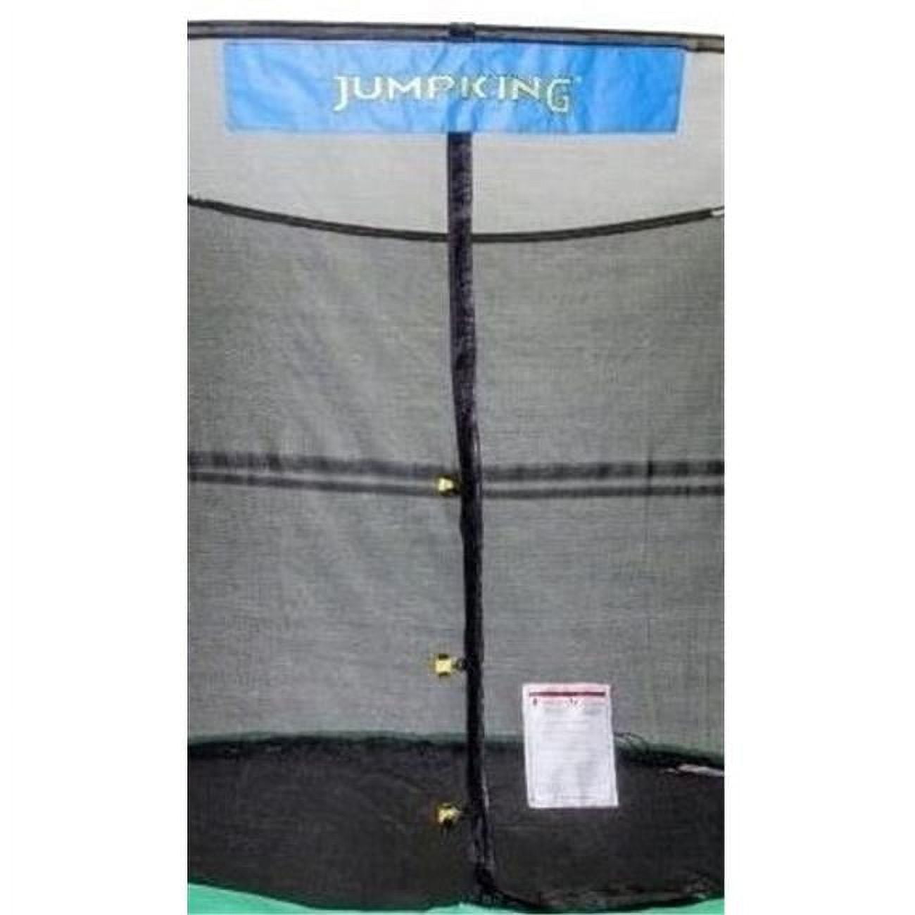 Picture of Jumpking NET15-SP6-5.5JK 15 ft. Enclosure Netting with 6 Short Poles for 5.5 in. Springs with JK Logo Model