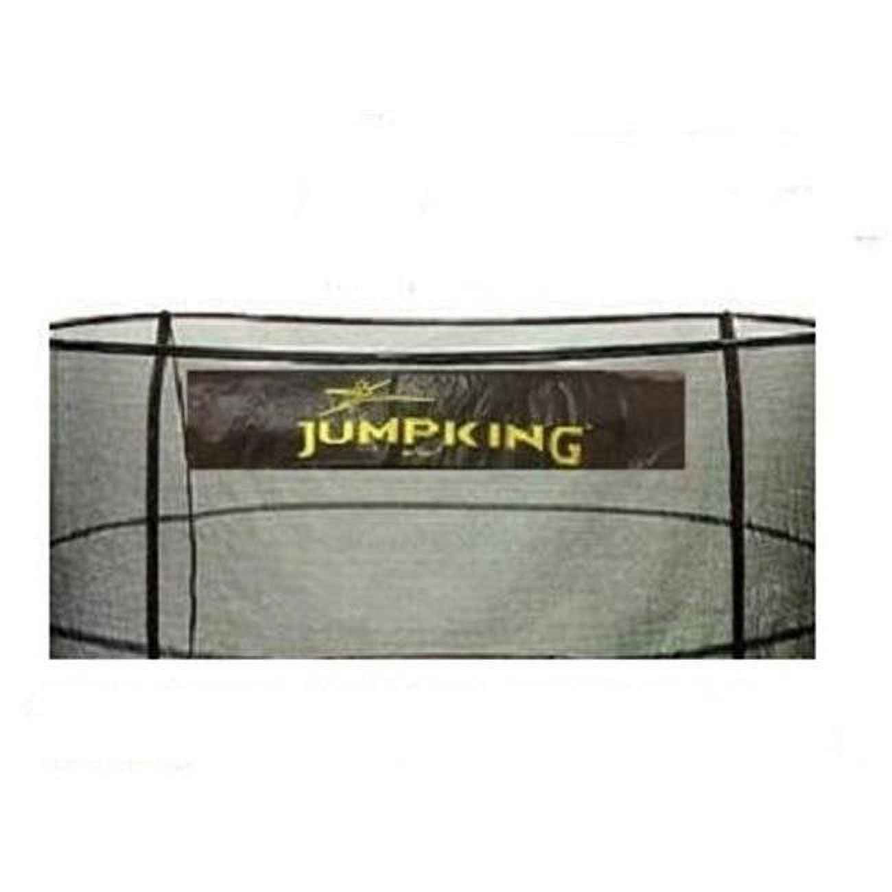 Picture of Jumpking NET15-JP5-7JK 15 ft. Enclosure Netting with 5 Poles &amp; 7 in. Springs with Jump King Logo