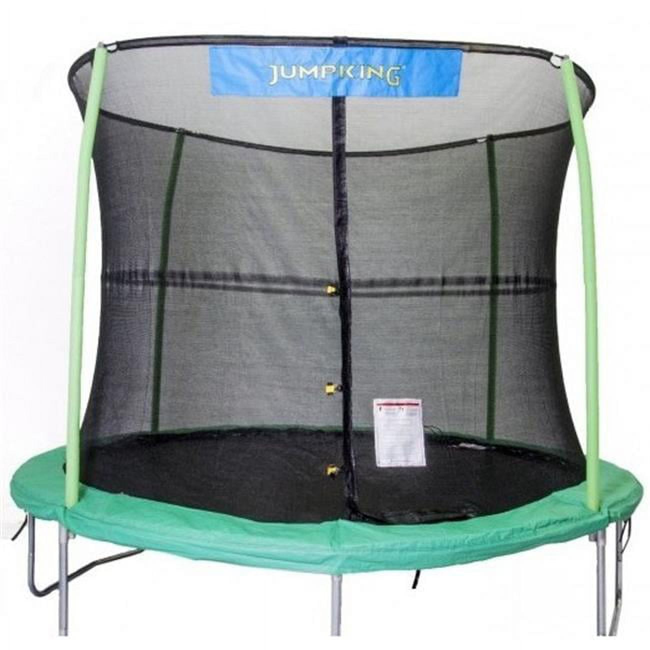 Picture of Jumpking NET14-JP6-7JK 14 ft. Enclosure Netting with 6 Poles &amp; 7 in. Springs with Jump King Logo