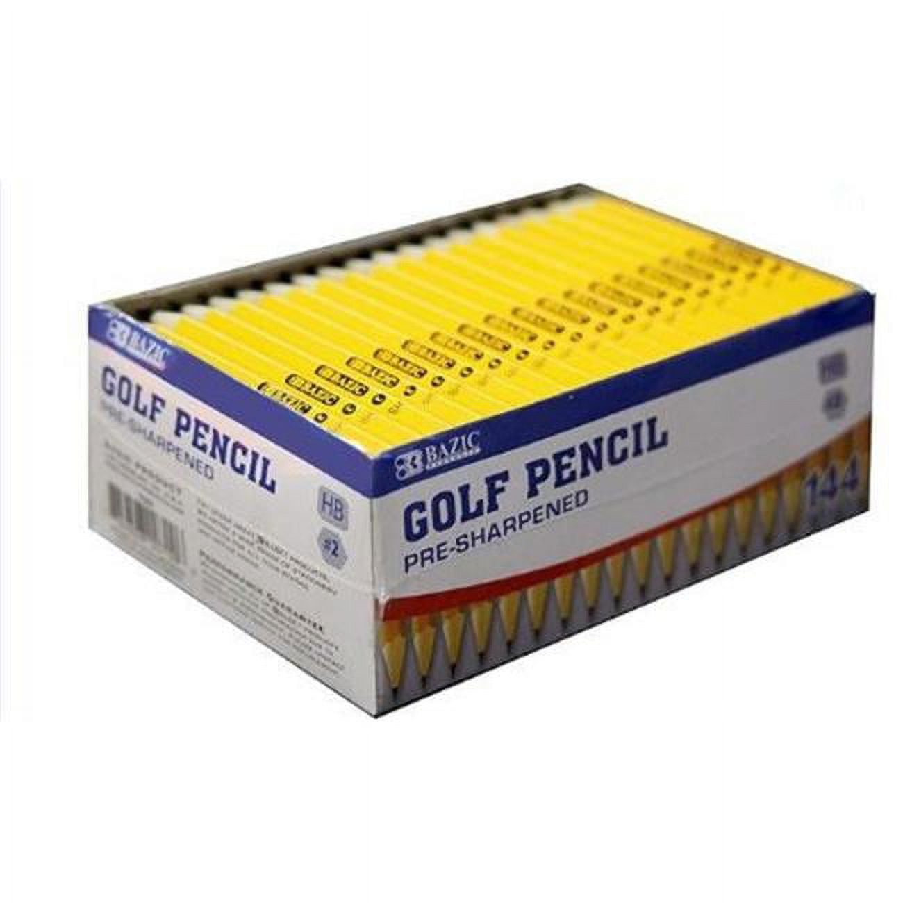 Picture of Bazic  700  Pre-Sharpened #2 Golf Pencil (144/Pack)   Pack of 12