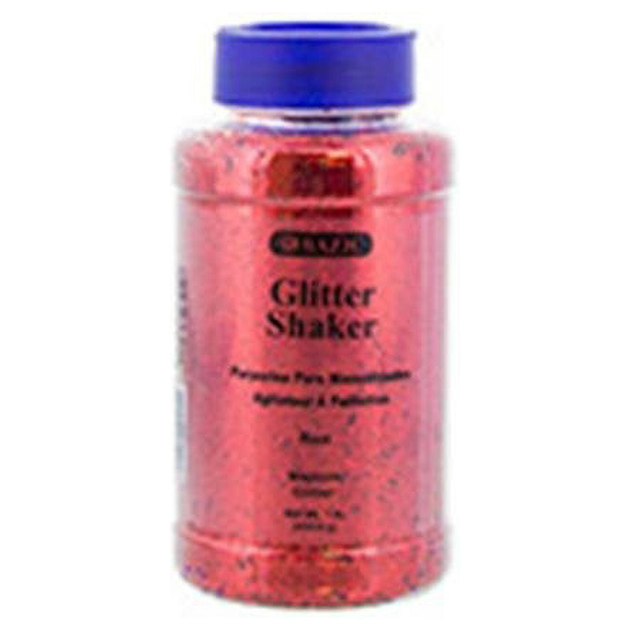 Picture of Bazic Products 3490 1 lbs Red Glitter&#44; Case of 12