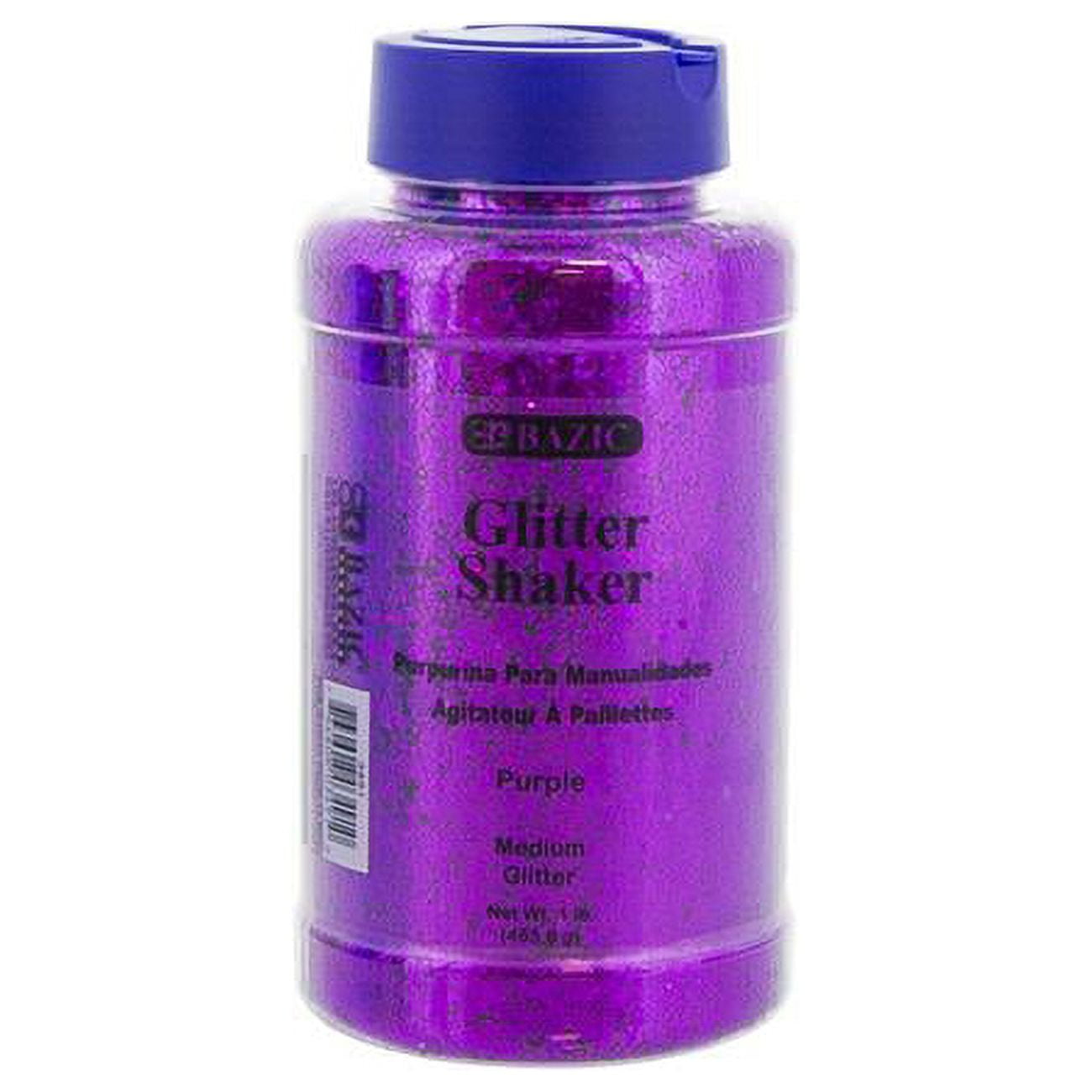 Picture of Bazic Products 3491 1 lbs Purple Glitter&#44; Case of 12