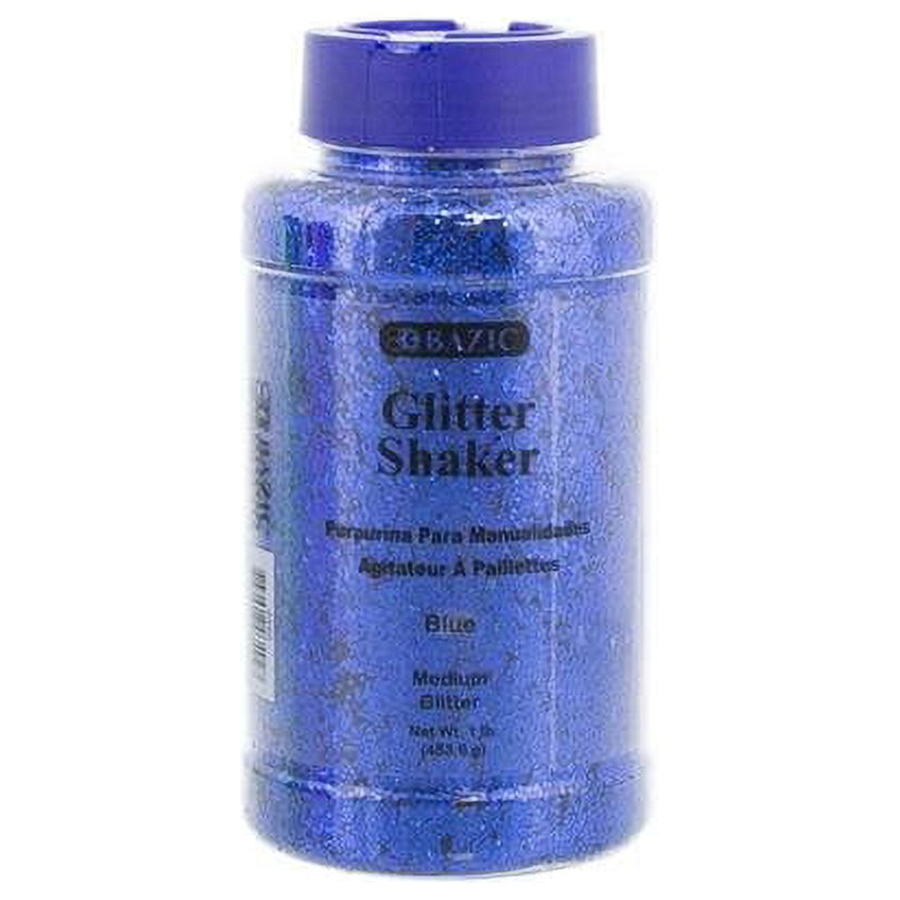 Picture of Bazic Products 3492 1 lbs Blue Glitter&#44; Case of 12