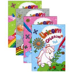Picture of DDI 2346895 Unicorn Coloring Pad - Assorted Case of 48