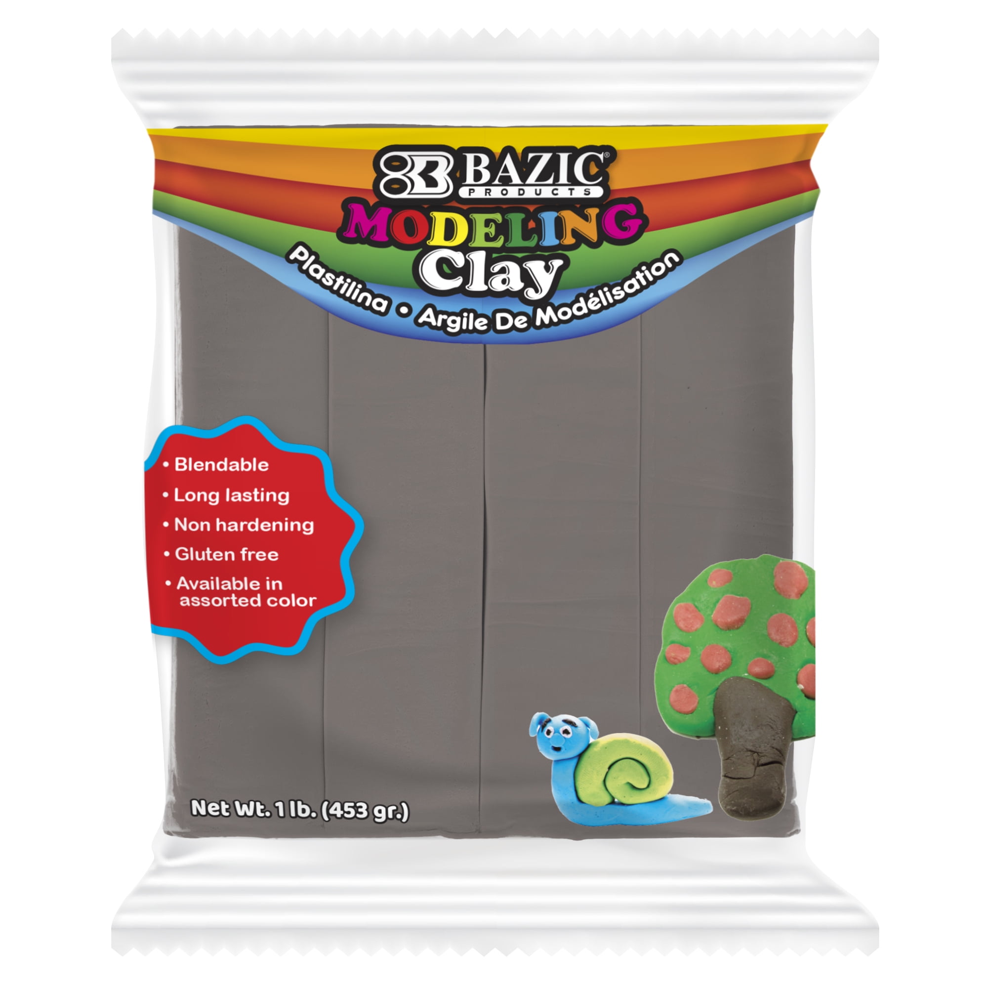3335 1 lbs Gray Modeling Clay