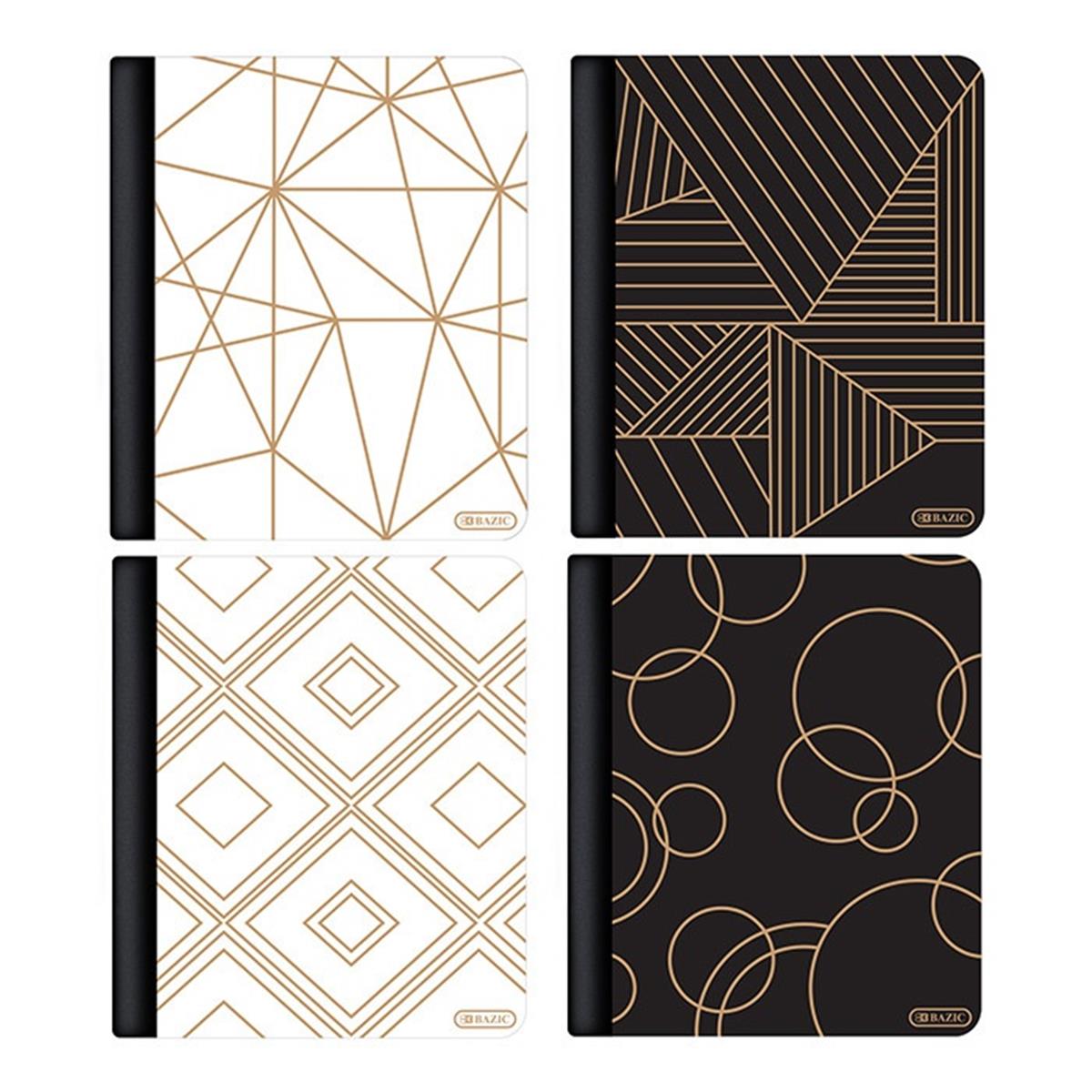 Picture of Bazic Products 5496 Geometric Composition Book - 80 Count