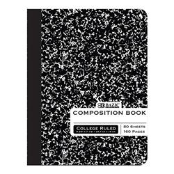 Picture of Bazic Products 5513 Marble Composition Book with C-R&#44; Black - 80 Count
