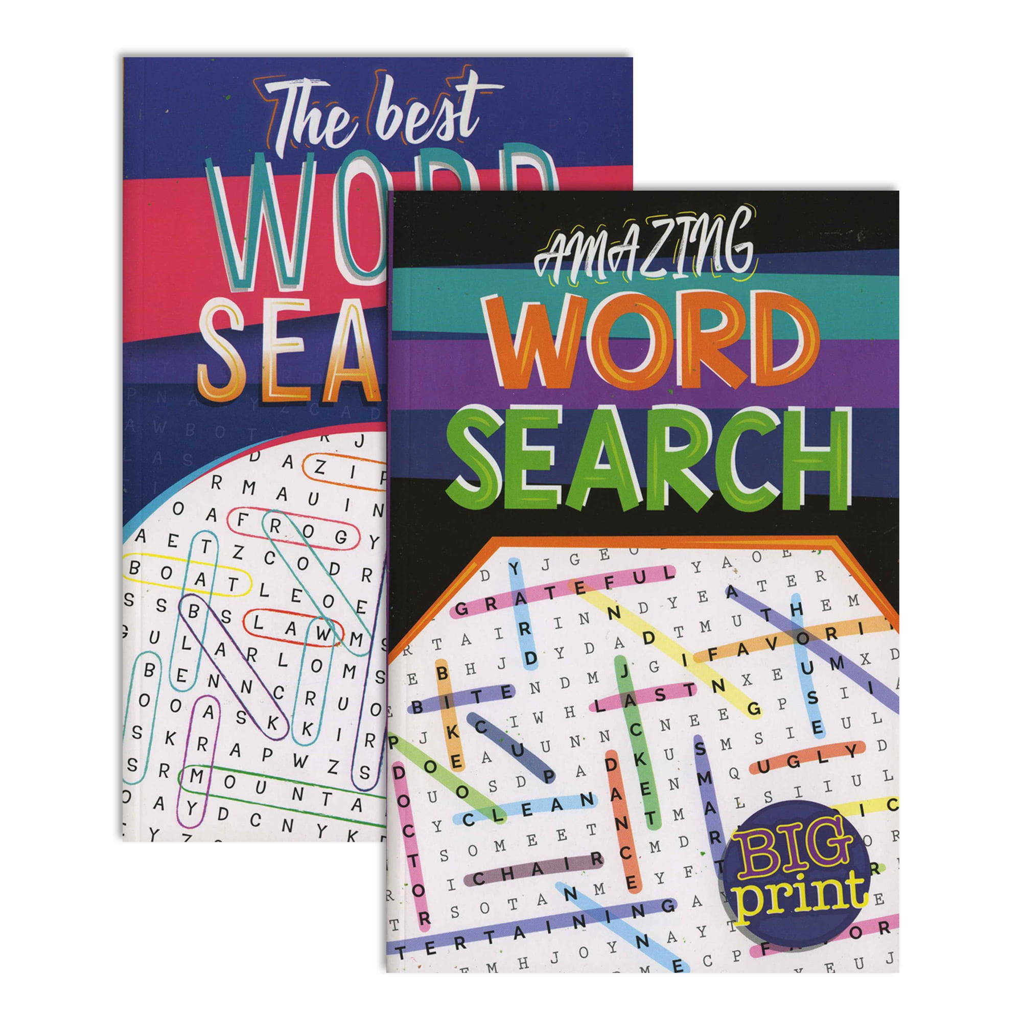 Picture of Bazic 72321 Big Print Find-A-Word Digest Puzzle Books - 2 Piece