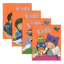 Picture of Bazic 72781 Neon Glitter Kids Coloring Books - 4 Piece