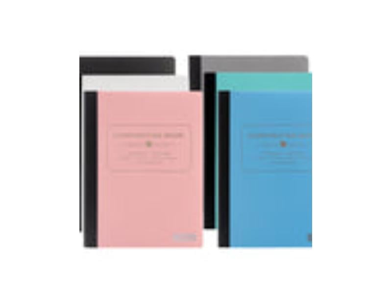 Bazic 5517 Composition Book C-R Pastel Poly Cover, 70 Count