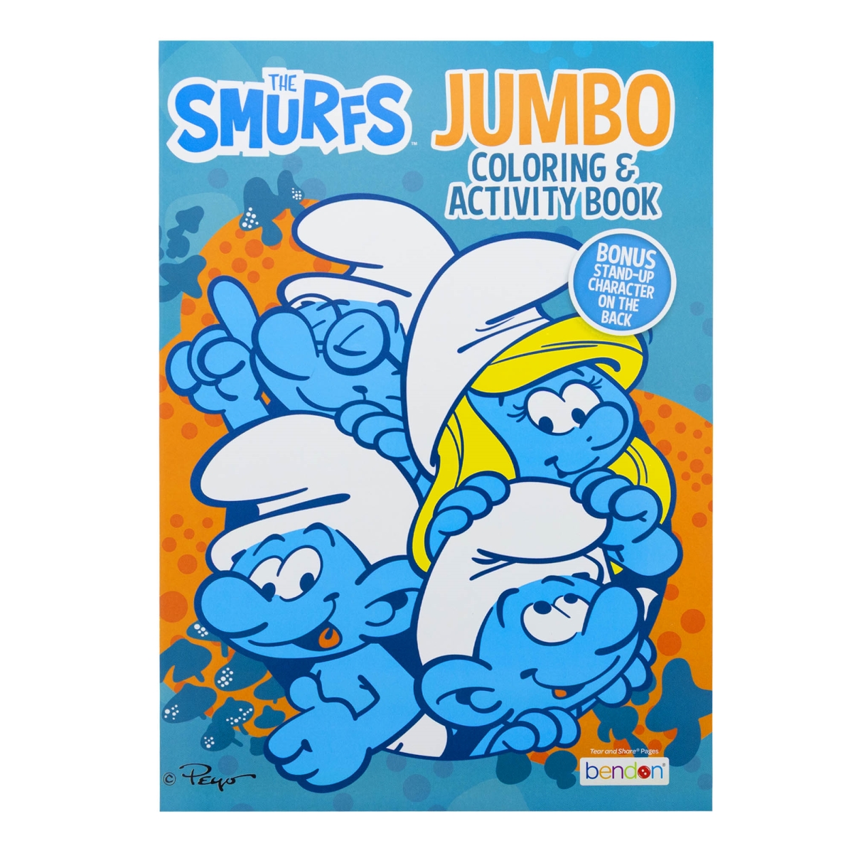 Bazic 63358 SMURF Coloring Book