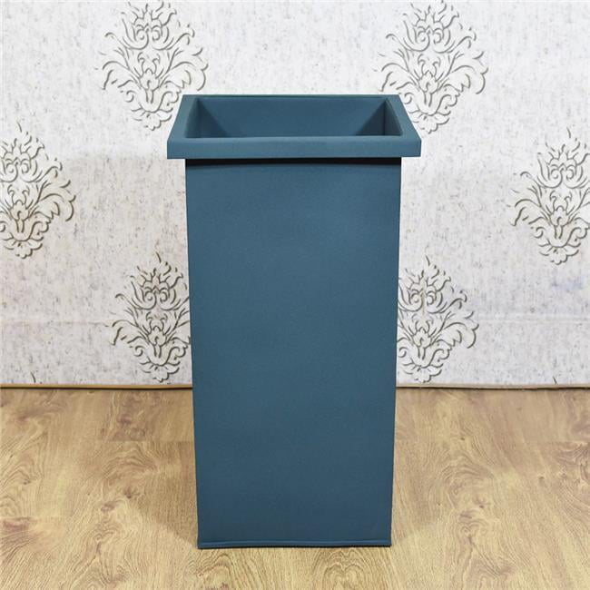 26 x 14 x 12 in. Handmade 100 Percent Iron Rectangle Modern Planters Pot, Forest Green