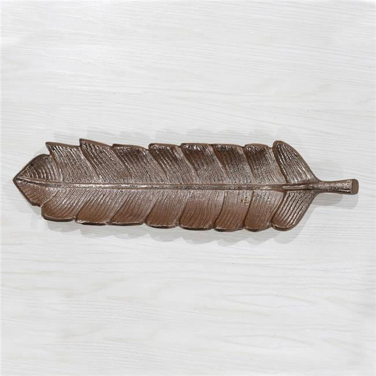 Picture of BBH Homes UBBBVK033AB2020SC3HS 15.78 x 3.74 x 1.18 in. Handmade Bronze Coated Decorative Aluminum Tray