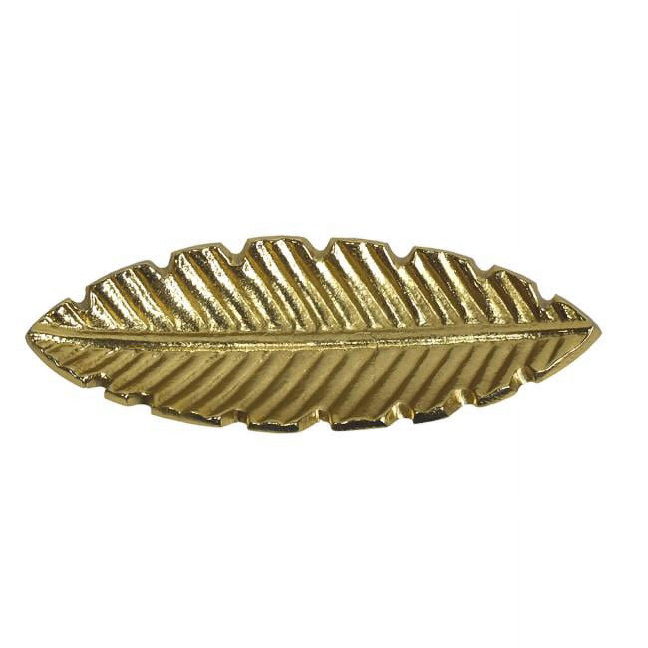 Picture of BBH Homes UBBBVK040AB2020SC2HS 7.28 x 2.36 x 0.78 in. Handmade Gold Coated Decorative Aluminum Tray
