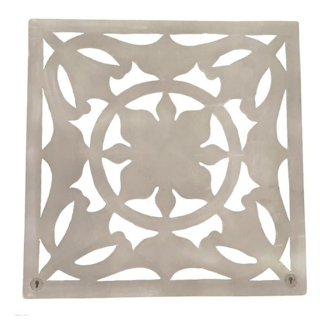 61 x 24.2 x 1.5 in. Handmade Wood Eco-Friendly Tranditional Square Hanging Wall Decor, Grey