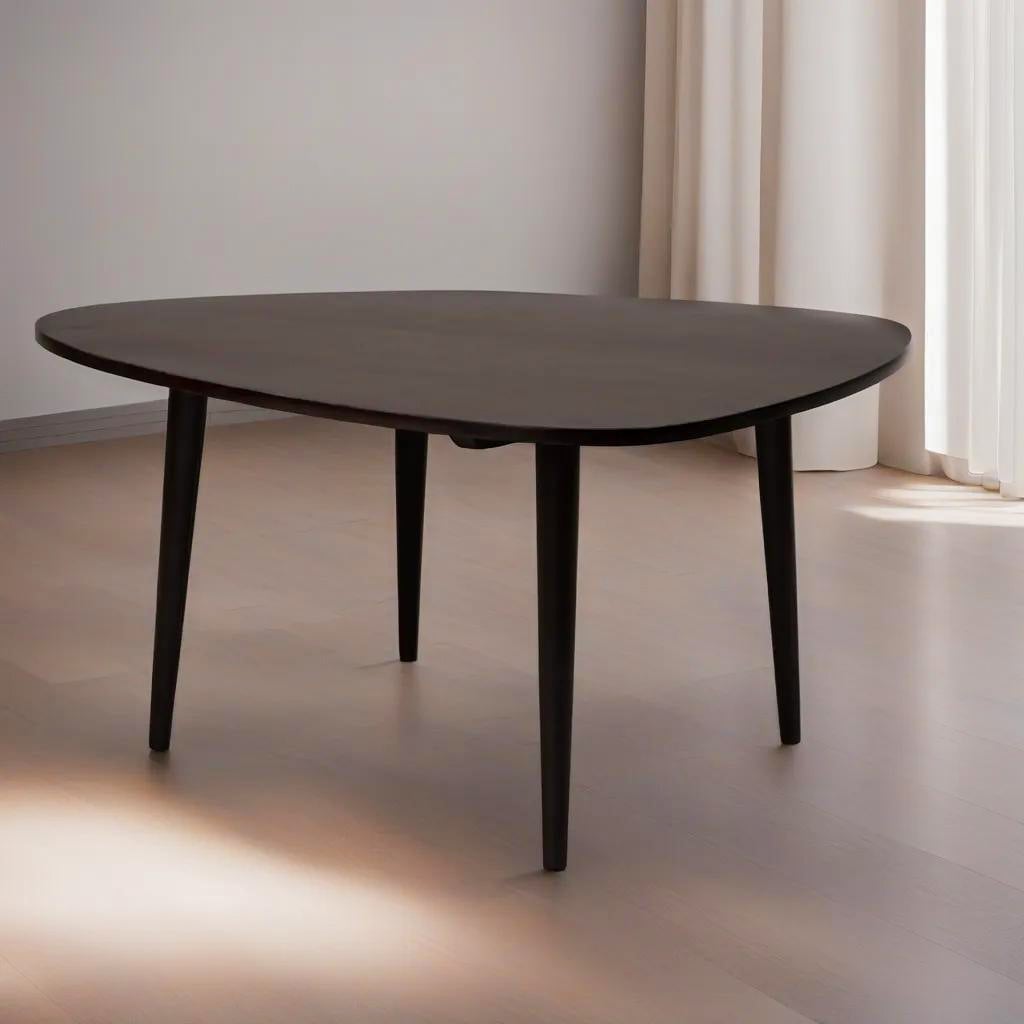 Handmade Eco-Friendly Modern Wood Teak Drop Shaped Coffee Table - 3 ft. 6 in.