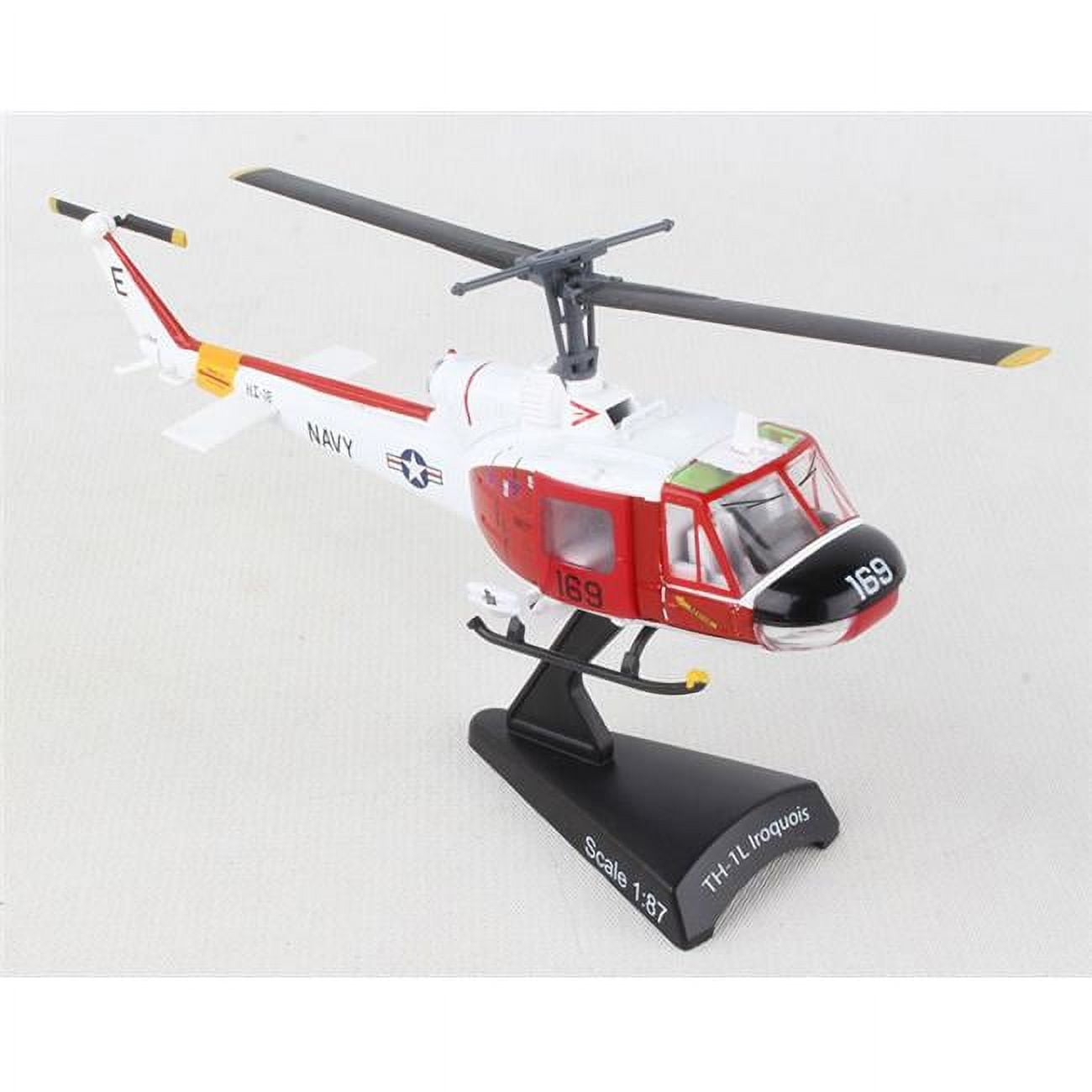 Picture of Daron DARPS5601-3 5.87 in. H-1L US Navy Helicopter, Red