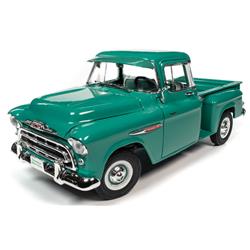 Picture of B2B Replicas AUT293 Auto World 1957 Chevrolet Step Side Pickup 3100 Model Car