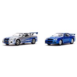 b2breplicas JAD31980 Jada Model Car Toys for Brians Nissan Skyline GT-R, Blue -  B2B Replicas