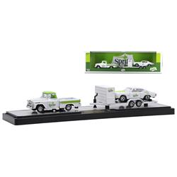 Picture of B2B Replicas M2M56000-TW13-A M2Machines - Sprite - 1958 Chevrolet Cameo Truck with 1970 Chevrolet Chevelle SS 454
