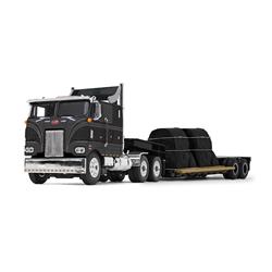Picture of B2B Replicas DCP60-1299 Peterbilt Model 352 COE with 110 in. Sleeper & Turbo Wings & Rogers Vintage Lowboy Trailer with Coil Load