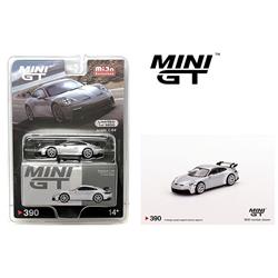 Picture of B2B Replicas MINMGT00390-MJ 1-64 Scale Mini GT Model Car for Porsche 911 992 GT3 GT, Silver Metallic