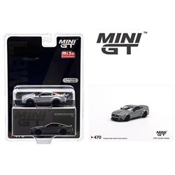 Picture of B2B Replicas MINMGT00470-MJ 1-64 Scale Mini GT Model Car for Ford Mustang GT LB-Works, Grey