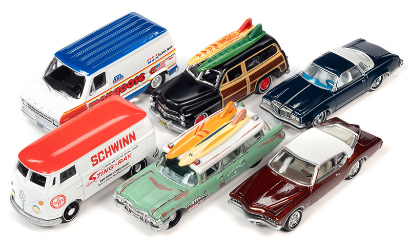 Picture of B2Breplicas JOHJLPK022-A-SET Johnny Lightning Twin Pack 2023 Release 2A Model Car - 3 Piece