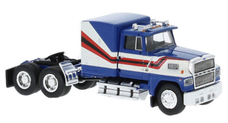 b2breplicas BRE85877 Brekina 1978 Ford LTL 9000 Diecast, Blue & White -  B2B Replicas