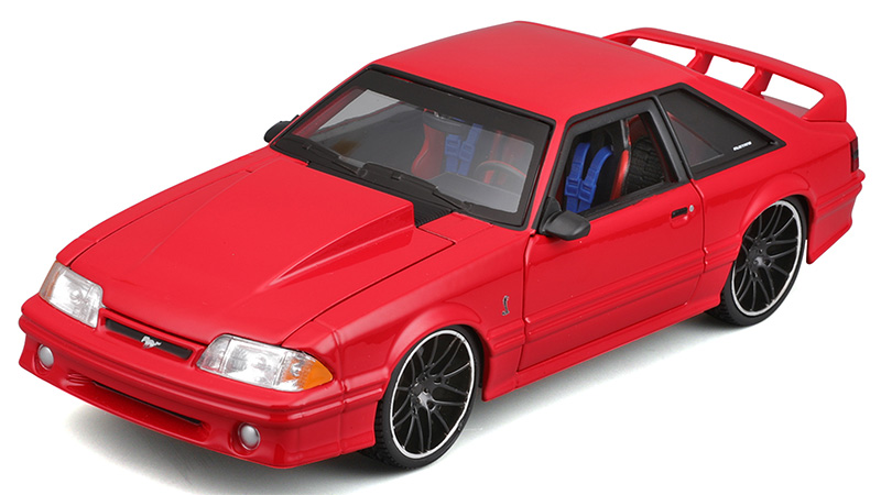 b2breplicas MAI32549R Maisto 1993 Ford Mustang SVT Cobra Car Model Kit, Red -  B2B Replicas