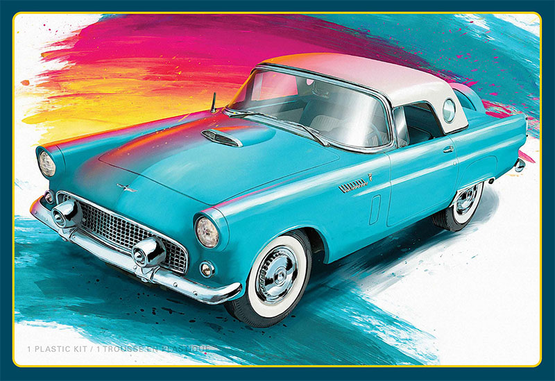 1449M 1956 Ford Thunderbird Plastic Model Car Kit