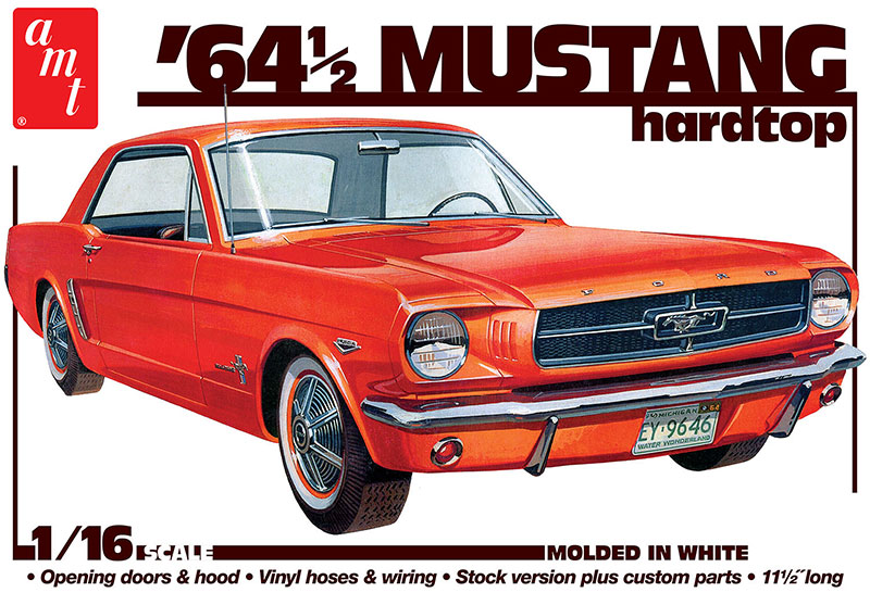 1461 1964.5 Ford Mustang Coupe 60th Anniversary Model Car, Red