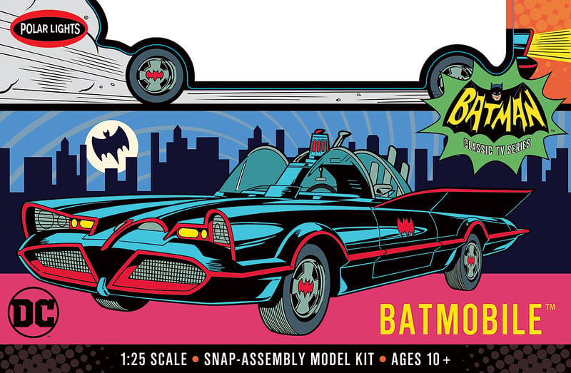 POL1007  - TV Batmobile - Plastic Model Kit