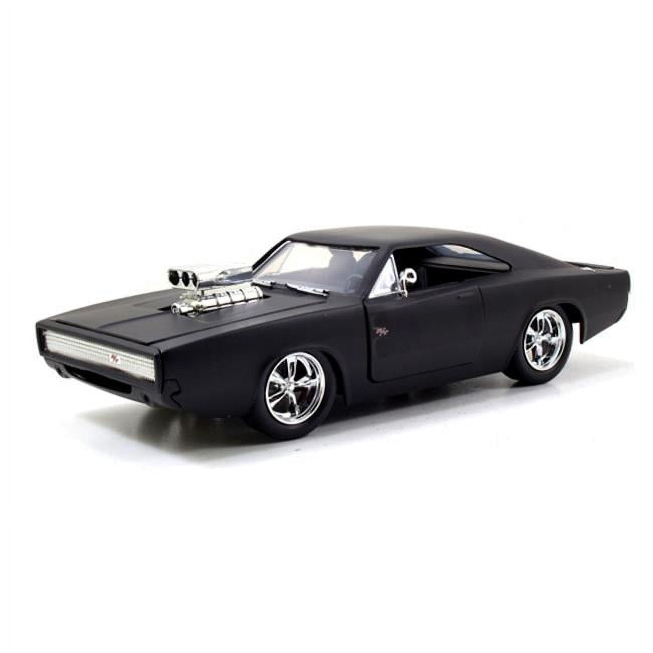 JAD97174 Fast & Furious Doms Dodge Charger R-T Car Toys - Matte Black Edition, 8 Years Above -  Jada Toys