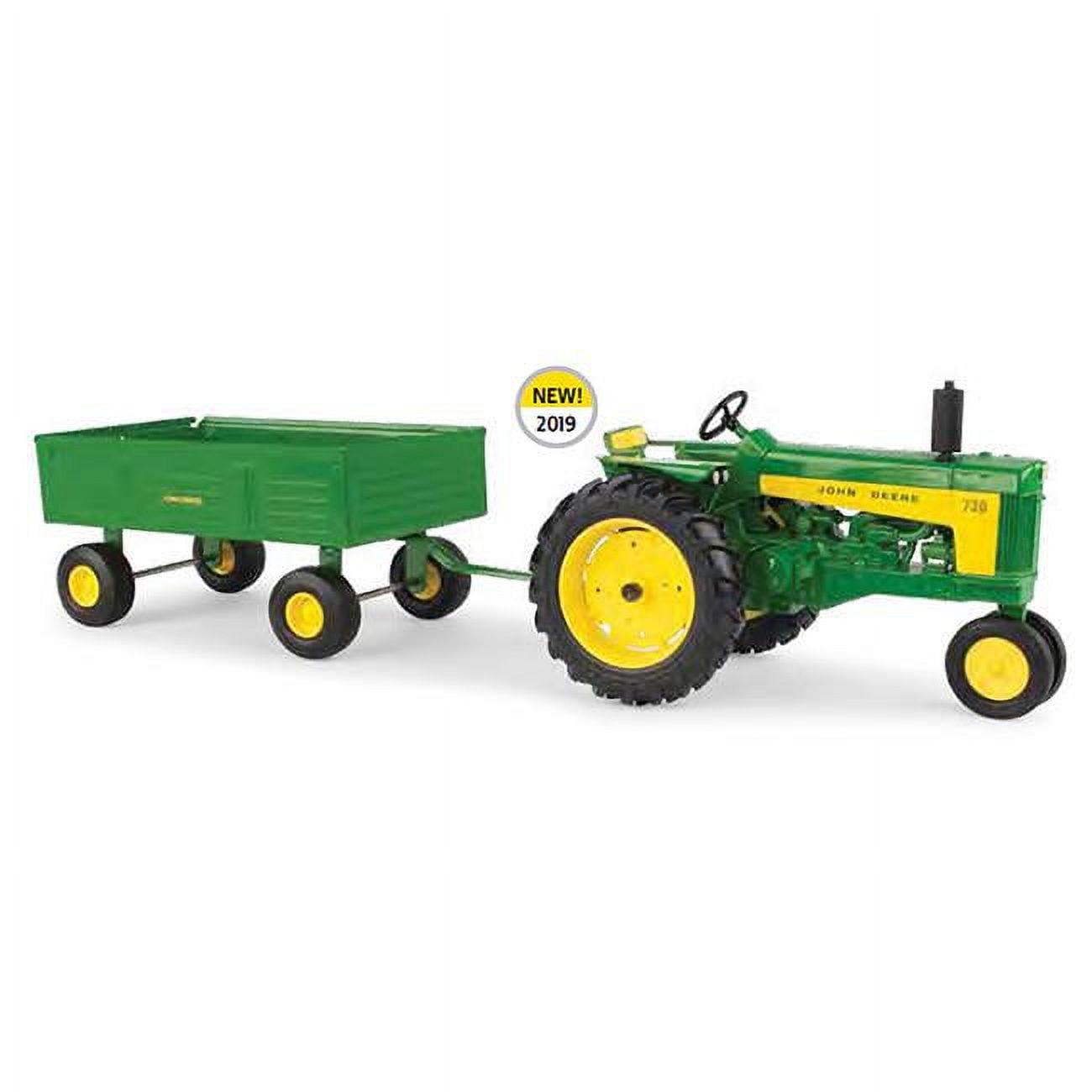 Picture of ERTL ERT45686 1 by 16 Scale John Deere 730 Tractor with Barge Wagon Toy